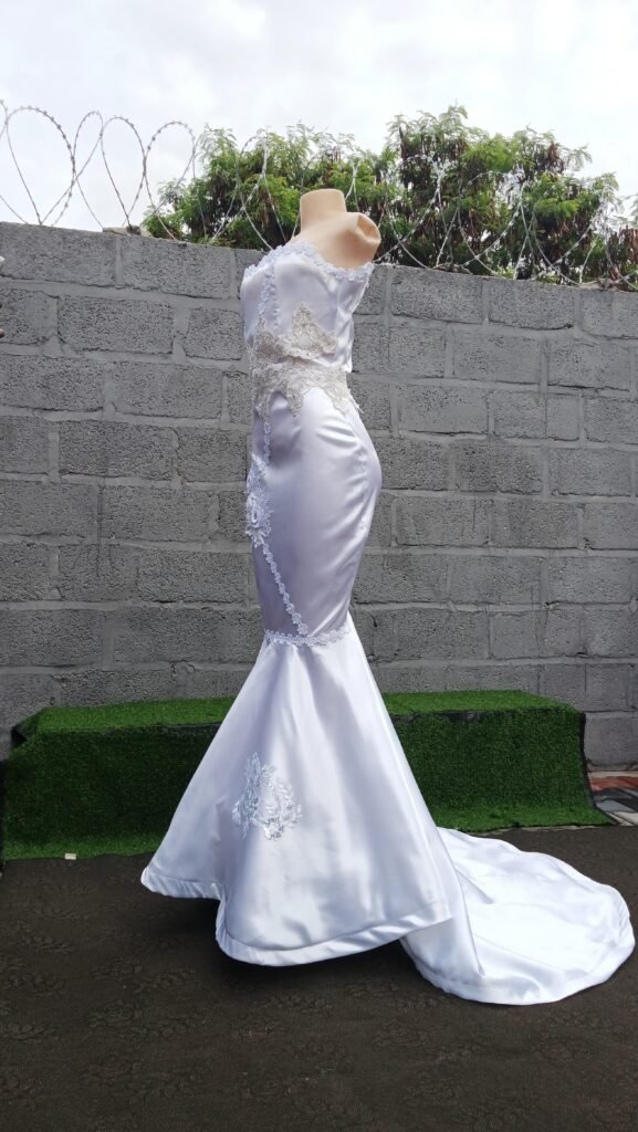 Mermaid Wedding Dress with a Train